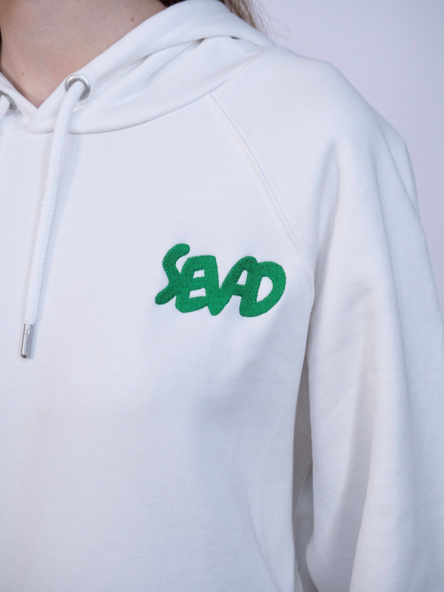 Sweat Blanc Heart green