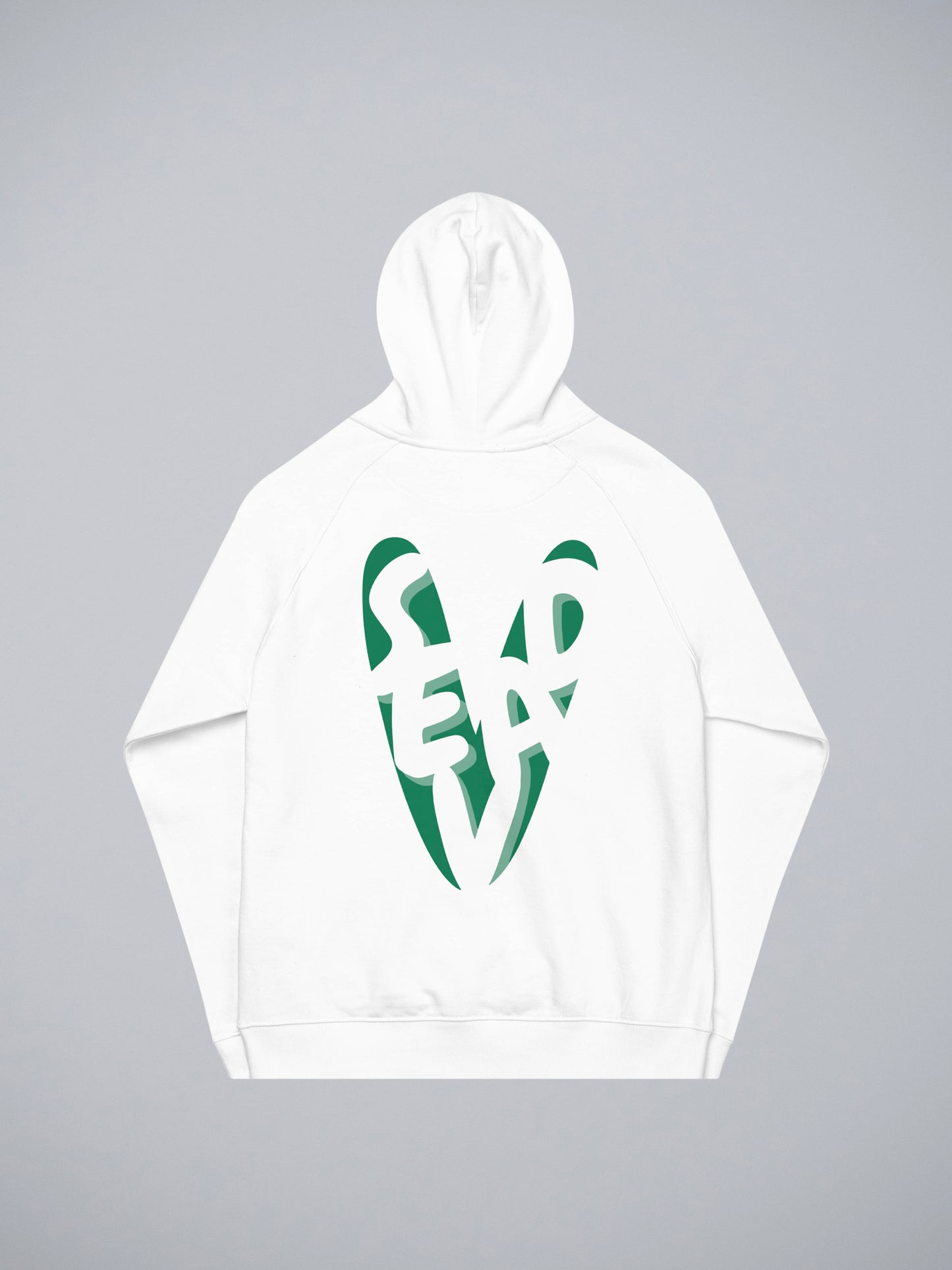 Sweat Blanc Heart green